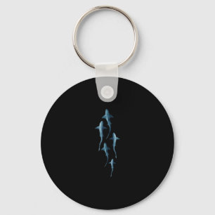 Porte-clés Requin - Baignade Requins mignonne Drôle Cadeau