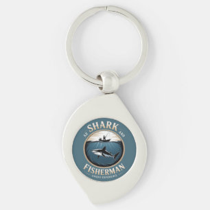 Porte-clés Requin et Pêcheur