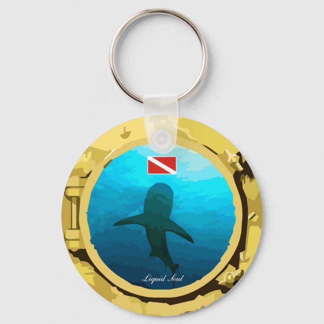 Porte-clés Requin gris récif - Porte - clé (Recto)