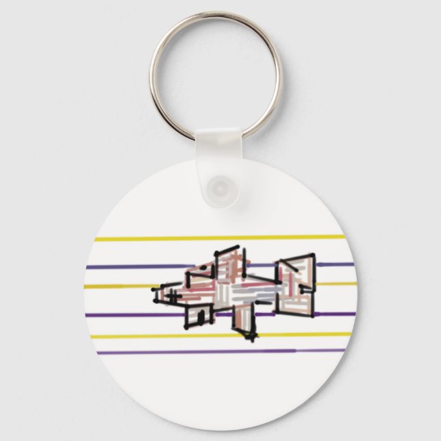 Porte-clés Requin marteau Joie d'été (Recto)