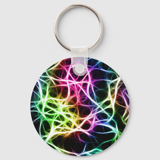 Porte-clés Réseau neuronal électrifié (Recto)
