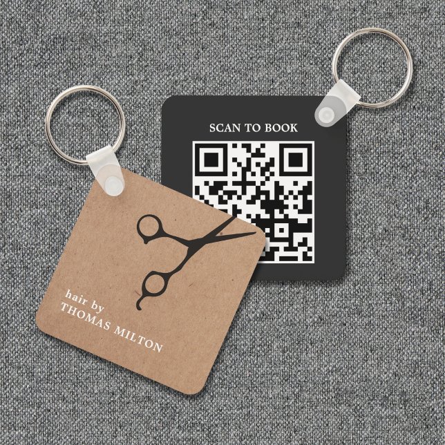 Porte-clés Réservation de rendez-vous par QR Code minimal pou (Créateur téléchargé)