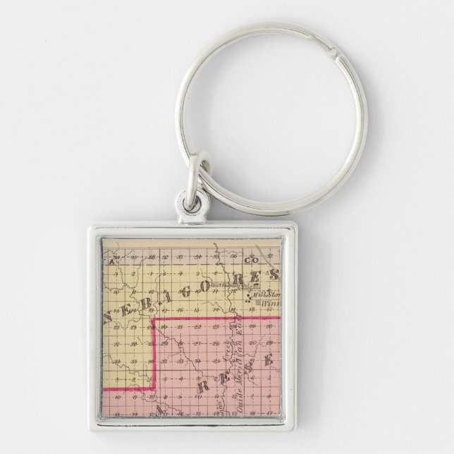 Porte-clés Réservation pour Omaha et Winnebago au Nebraska (Devant)