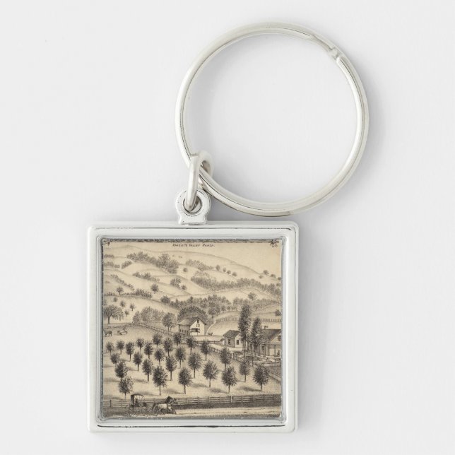 Porte-clés Résidence de Joseph Alexander, Mendocino (Devant)