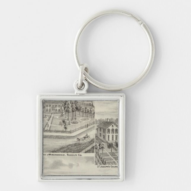 Porte-clés Résidence de Milton Thornburgh Fayette Co (Devant)