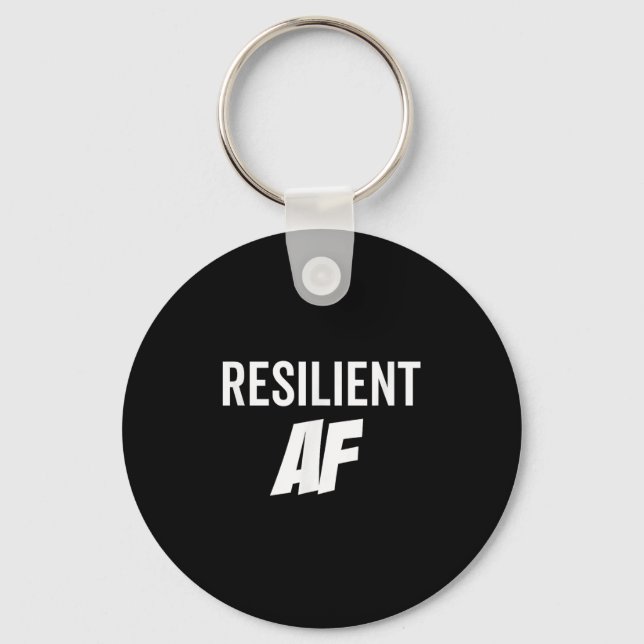 Porte-clés Resilient Af Strong Insrational Motivation  (Recto)