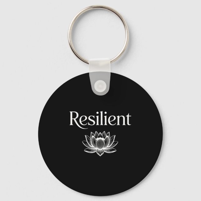 Porte-clés Resilient Mental Strength Self-esteem Motivation R (Recto)