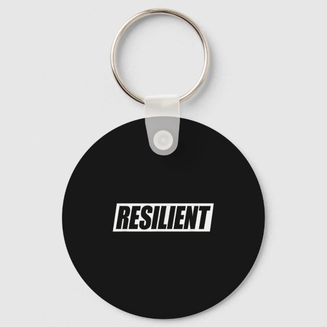Porte-clés Resilient Mental Strength Self-esteem Motivation R (Recto)