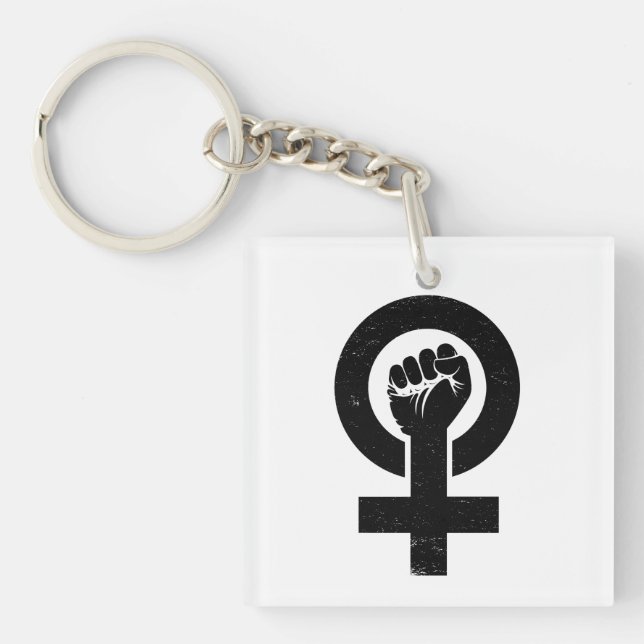 Porte-clés Résistance féministe (Devant)