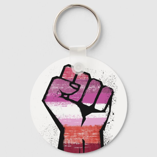 Porte-clés Résistance lesbienne (Recto)