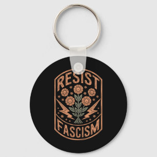 Porte-clés Résister à la protestation contre le fascisme Trum