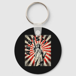 Porte-clés Résister À La Statue De La Liberté Résister À L'Ac