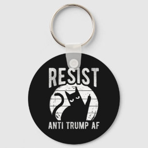 Porte-clés Résister Anti Trump Af Anti Trump Résistance Chat