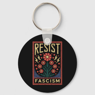 Porte-clés Résister au fascisme Protester contre Trump Anti T