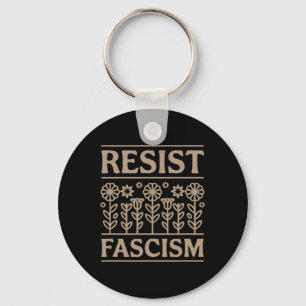 Porte-clés Résister au Fascisme Protester contre Trump Anti T