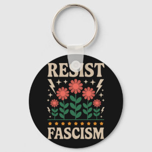 Porte-clés Résister au Fascisme Protester Trump Anti Trump