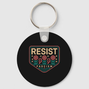 Porte-clés Résister au Fascisme Protester Trump Anti Trump 6 