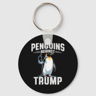 Porte-clés Résister aux pingouins contre Trump - Faire de l'i