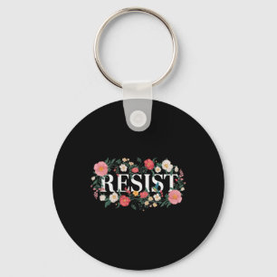 Porte-clés Résister Fleur Protester Trump Anti Trump 2
