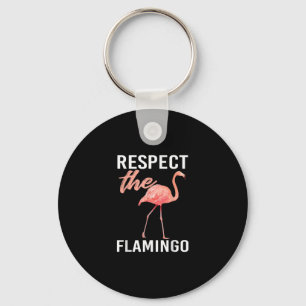 Porte-clés Respect Du Flamant rose Amoureux du Flamant rose