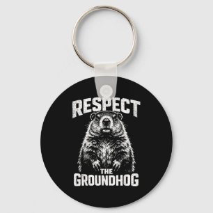 Porte-clés Respecter la marmotte _1 