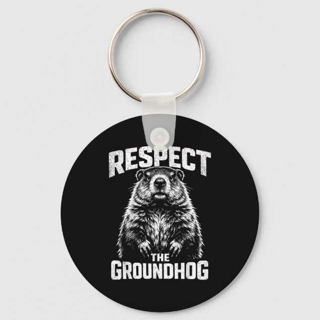 Porte-clés Respecter la marmotte _1  (Recto)