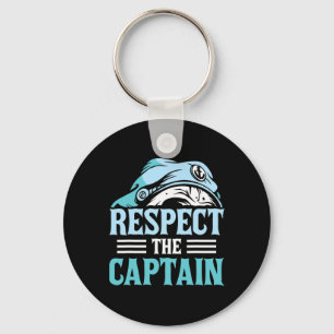 Porte-clés Respecter Le Capitaine Bateau Propriétaire De Bate