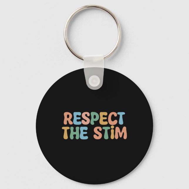 Porte-clés Respectez le professeur d'éducation spéciale Stim  (Recto)