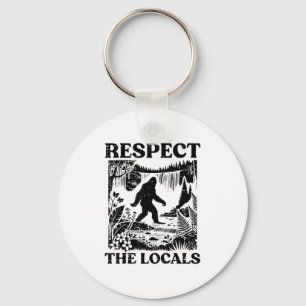 Porte-clés Respectez les locaux Vintage Sasquatch Park Femmes