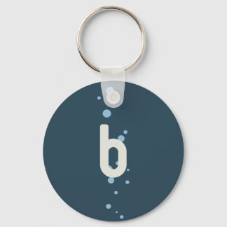 Porte-clés Respirer - Anneau de clés Blue Key