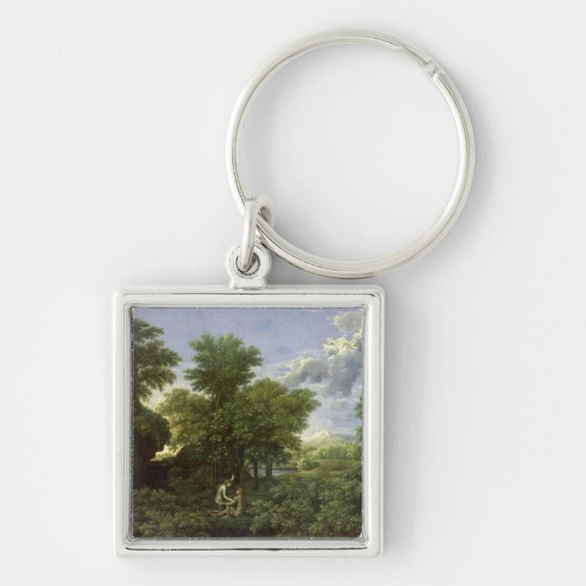 Porte-clés Ressort, ou le jardin d'Éden (Devant)