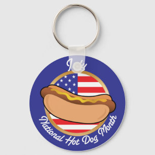 Porte-clés Ressortissant de hot-dog