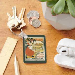 Porte-clés Restaurant Bar à Bière et Café Art Nouveau Vintage