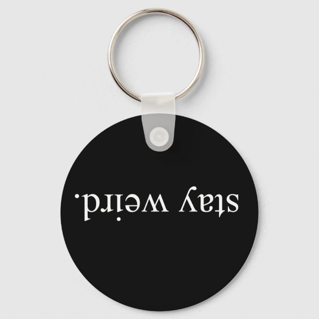 Porte-clés Reste bizarre (Recto)