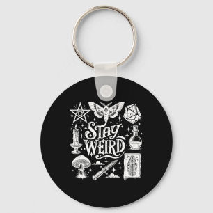 Porte-clés Restez bizarre Vibes de cuisine sorcière Saison Éf
