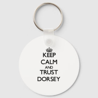Porte-clés Restez calme et faites confiance à Dorsey
