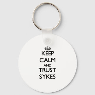 Porte-clés Restez calme et faites confiance aux Sykes