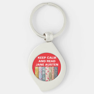 Porte-clés Restez Calme, Lisez Jane Austen