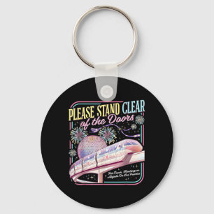Porte-clés Restez Clair Rétro The Doors Tie Dye Monorail