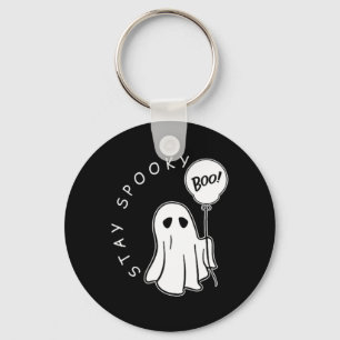 Porte-clés Restez Éffrayant Boo Cute Ghost Halloween Saison É