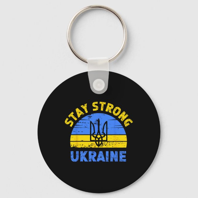 Porte-clés Restez Forts Ukraine1  (Recto)
