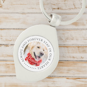 Porte-clés Restez toujours et toujours dans nos coeurs Pet Me