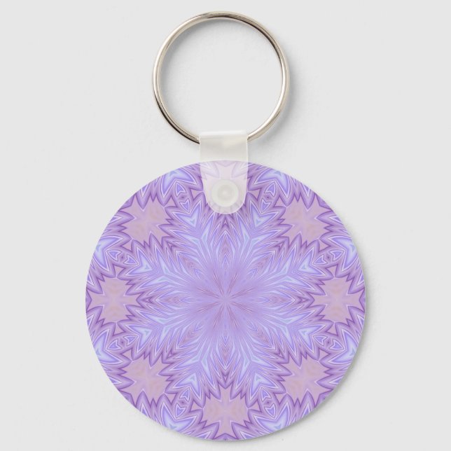Porte-clés Résumé de Noël en soie de lilas (Recto)