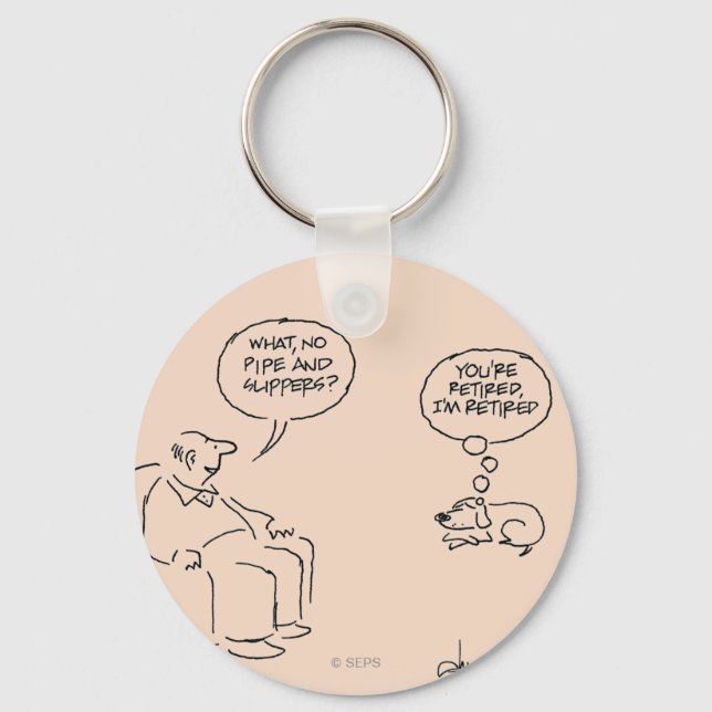 Porte-clés Retired (Recto)