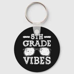 Porte-clés Retour à l'école 5e année Vibes Premier jour Ensei