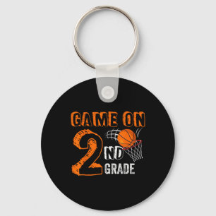 Porte-clés Retour À L'École Jeu Sur Le Jeu De Basketball De 2