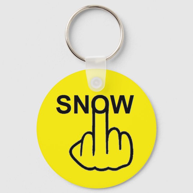 Porte-clés Retournement porte - clé de neige (Recto)