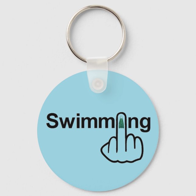 Porte-clés Retourner de natation porte - clé (Recto)
