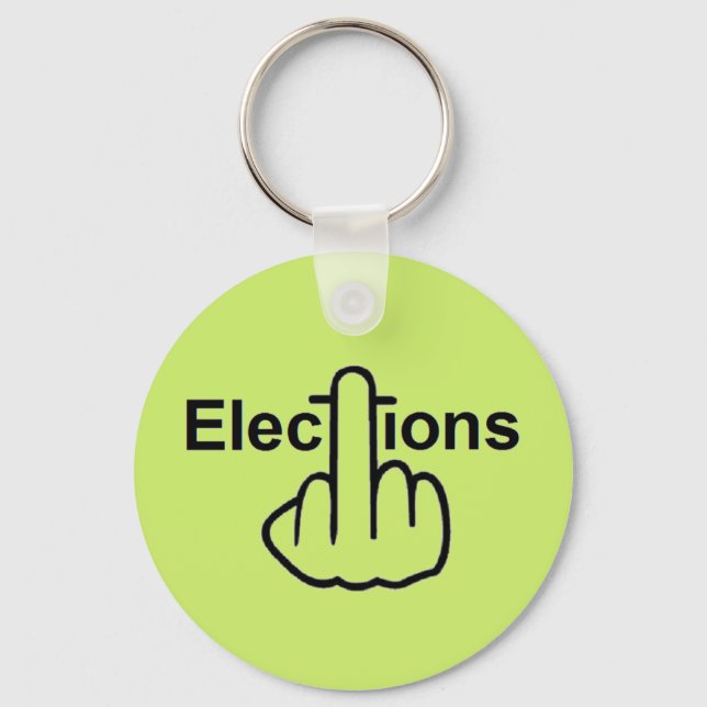 Porte-clés Retourner des élections porte - clés (Recto)