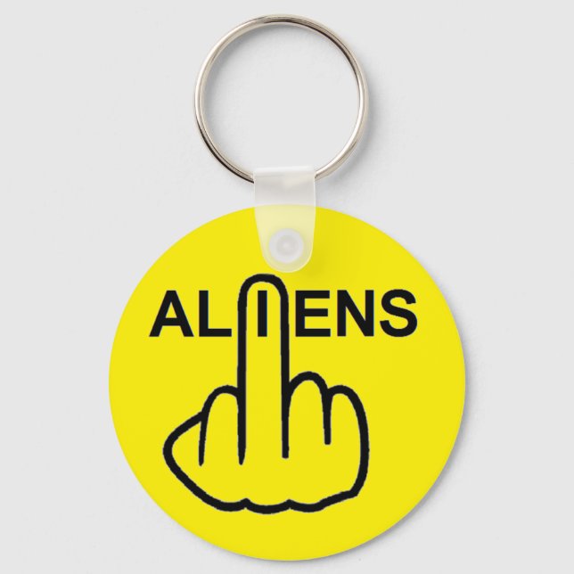 Porte-clés Retourner les Aliens porte - clés (Recto)